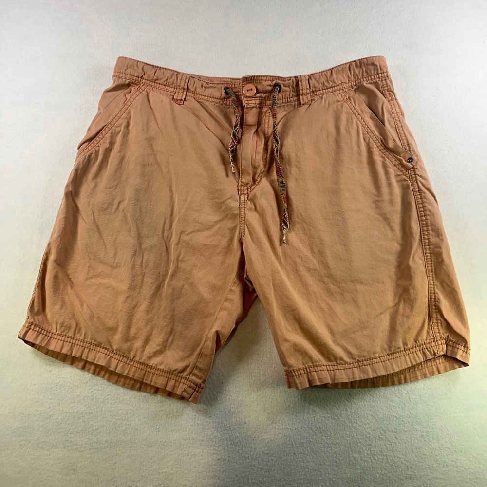 Unionbay Mens 34 Salmon Pink Cargo Shorts Stretch Cotton Casual YB81750 Coral